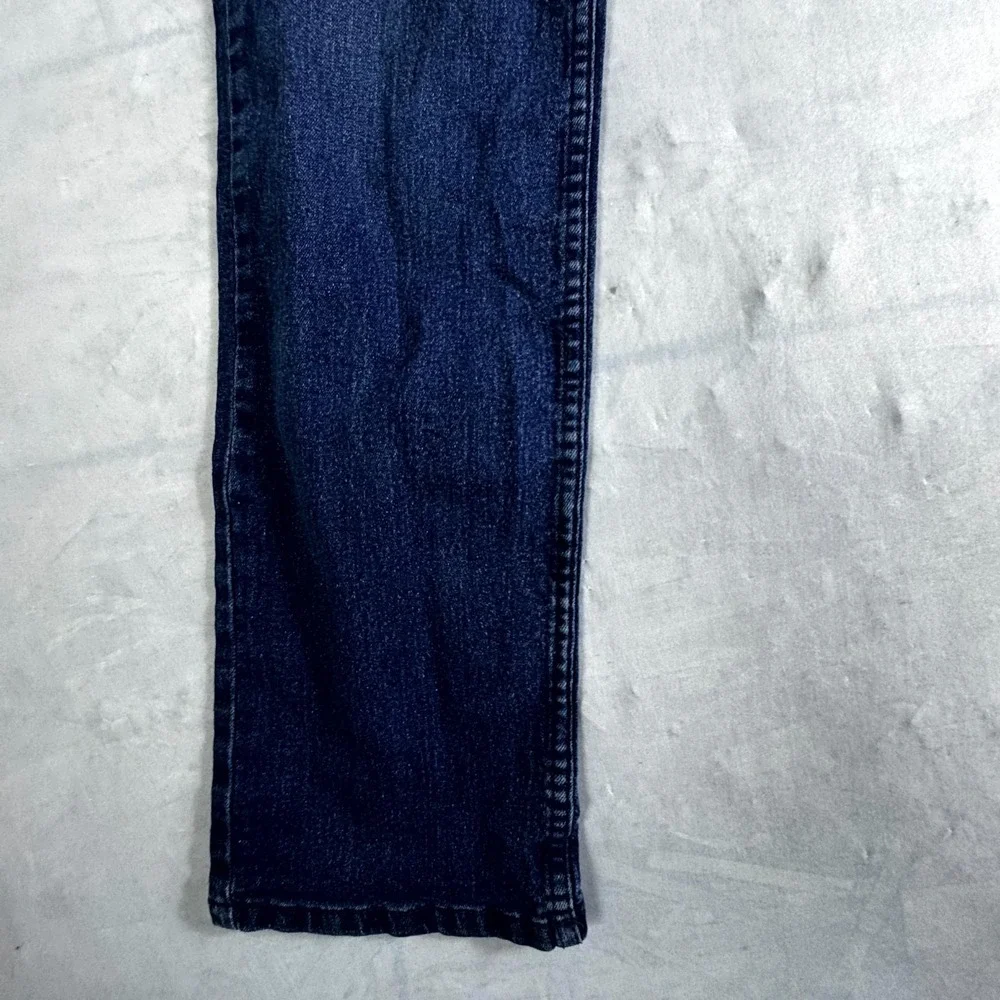 Beverly Hills Polo Club Straight Jeans Mens 34x32 Blue Denim Rider Logo Travel